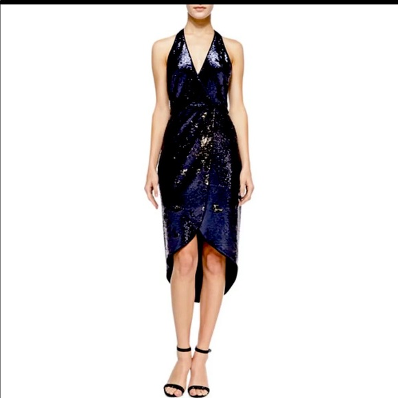 Halston Heritage Dresses & Skirts - NWT Halston Heritage Sequined Wrap Dress